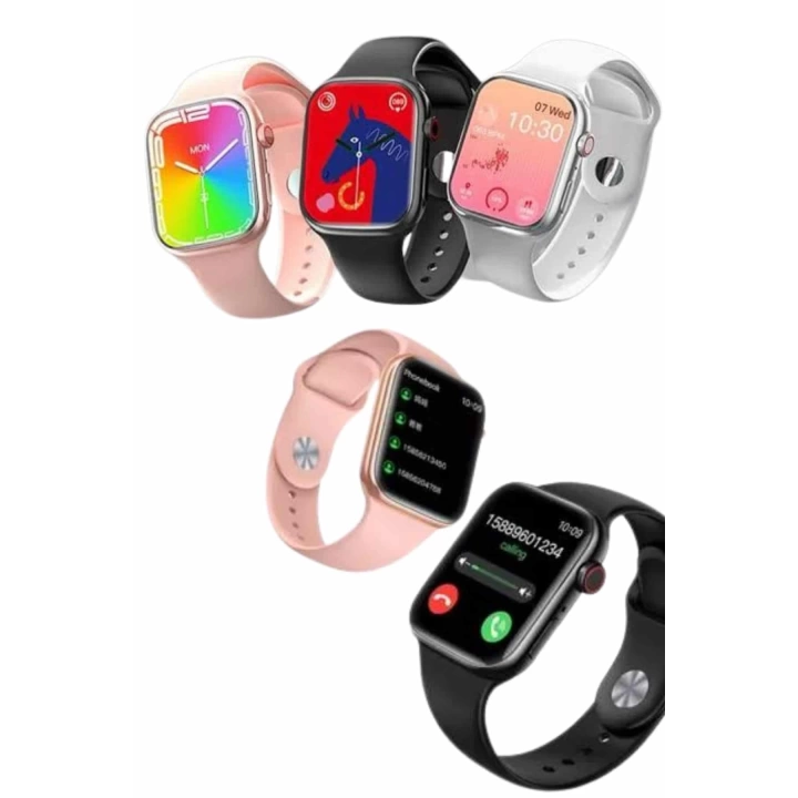 Kadınlara Özel Yeni Nesil Pembe Amoled Ekran Ultra Akıllı Saat 49MM