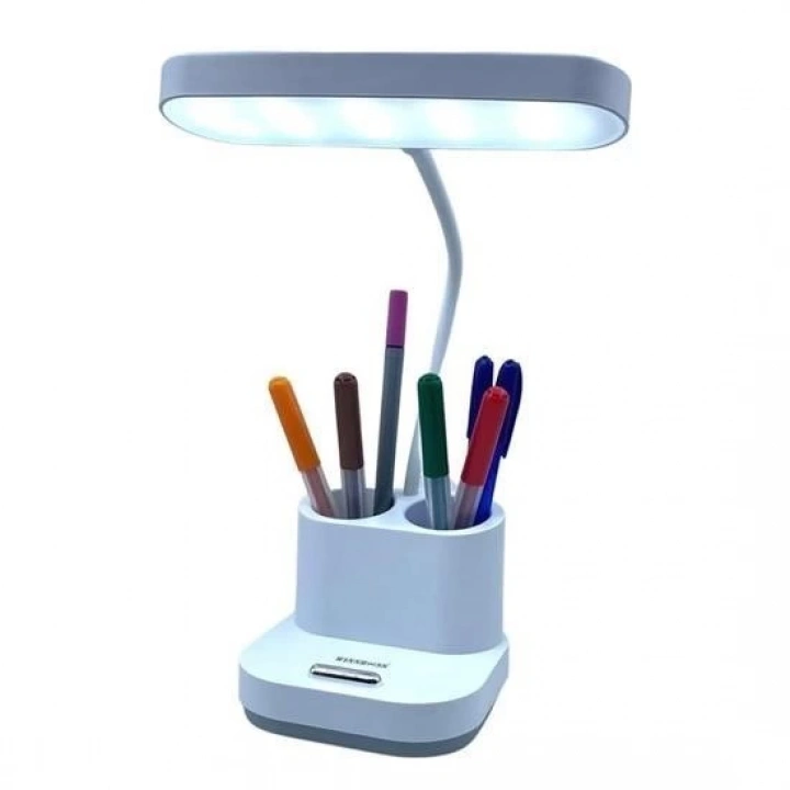 Kalemlikli USBli Dokunmatik 3 Kademeli 360 Derece Özel Göz Korumalı led Lityum Masa ası