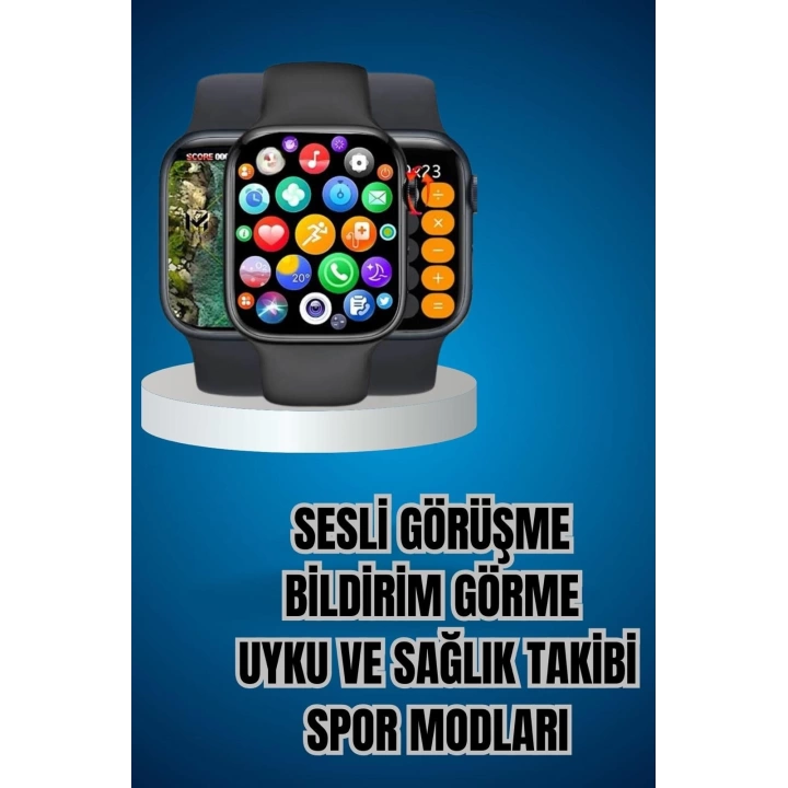 Kaliteli Akıllı Saat ve Kaliteli Bluetooth Kulaklık ANC Özelliği Uzun Pil Ömrü