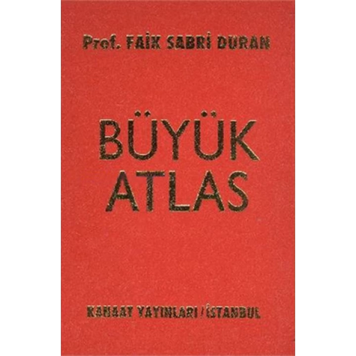 Kanaat Büyük Atlas (Ciltli)