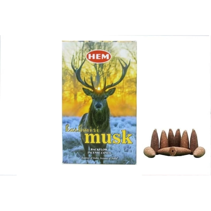 Kashmiri Musk Back Flow Cones 10lu