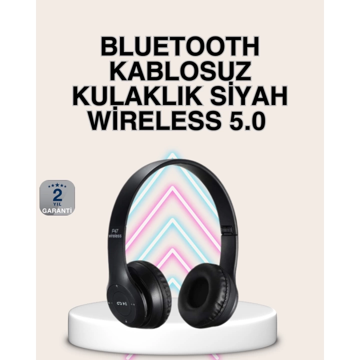 Katlanabilir Tasarımlı Bluetooth 5.0 Kulaklık | Eller Serbest Arama ve Çift Cihaz Desteği