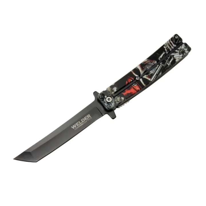 Kelebek Çakı Tanto 22,5 Cm , Kemerlikli