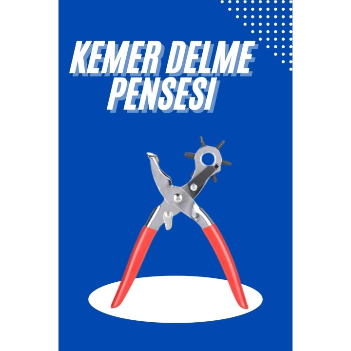 Kemer Delici Kemer Delme Pensesi Delik Açıcı Şık Aparatı Aparat