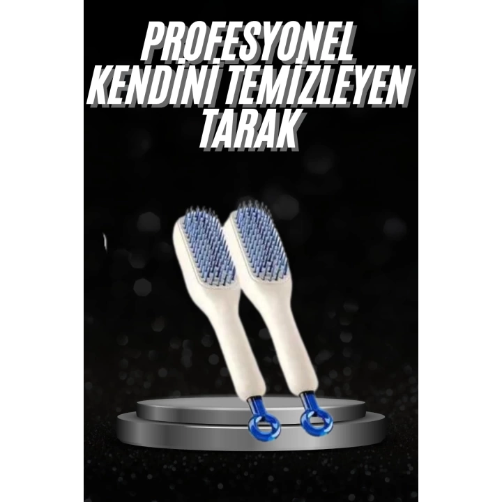 Kendi kendini Temizleyebilen Hijyenik Saç Fırçası Anti-Statik Teknolojisi