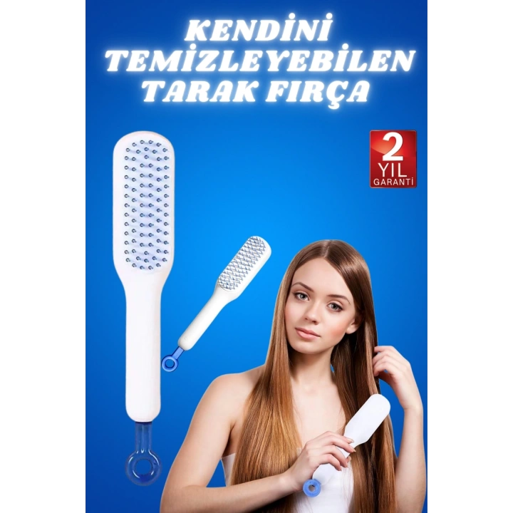 Kendini Temizleyen Tarak Fırça Geri Çekilebilir Evcil Hayvana Uygun Sıkı Dişli