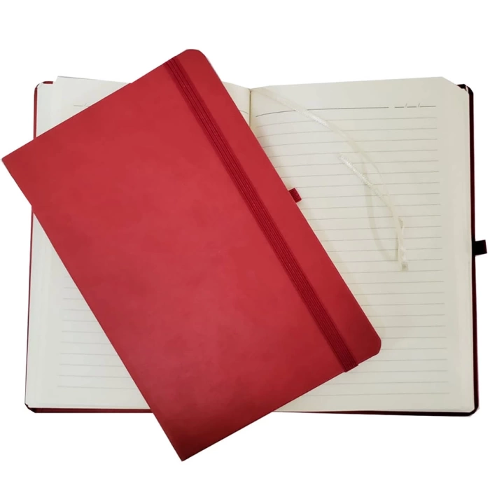 Kırmızı Renk Termo Deri Defter