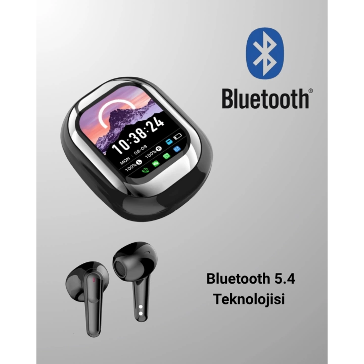 Kişiselleştirilebilir LED Ekranlı Bluetooth Kulaklık – Oyun & Müzik Modlu