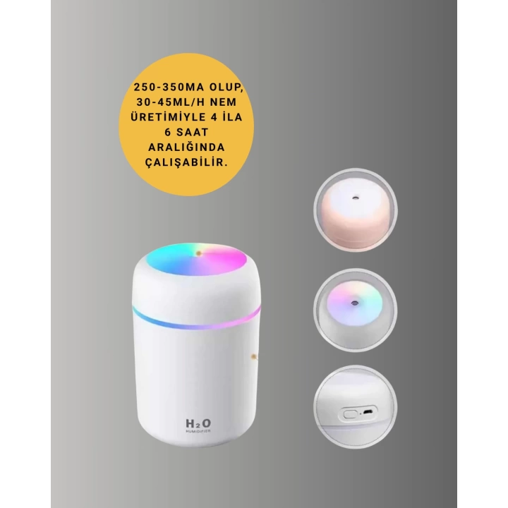 Kompakt Boyutlu Nemlendirici – 30-45ml/h Buhar Kapasiteli