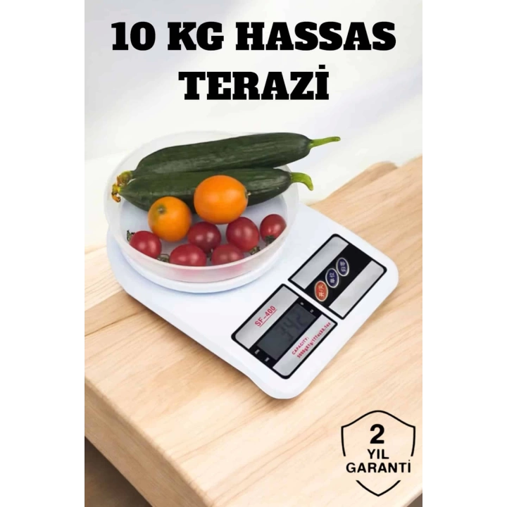Kompakt Tasarım ve Tek Tuşla Sıfırlama Özelliğiyle Kullanımı Kolay Mutfak Tartısı