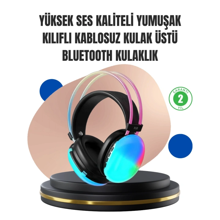 Konforlu Tasarımlı Kablosuz Gaming Kulaklık – Uzun Pil Ömrüyle