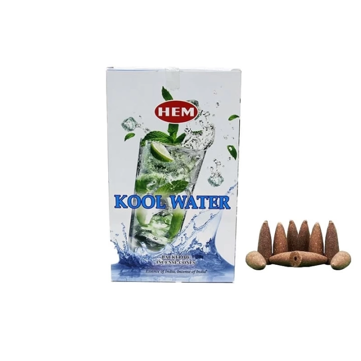 Kool Water Back Flow Konik Tütsü 10&primelu. Geri Akış Tütsü