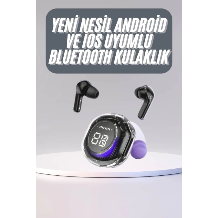 Kulak İçi Bluetooth Kulaklık ANC ENC Özellikli Şarj Göstergeli Kablosuz Kulaklık