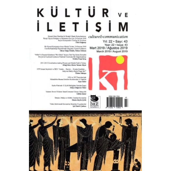 Kültür ve İletişim Dergisi Sayı 42