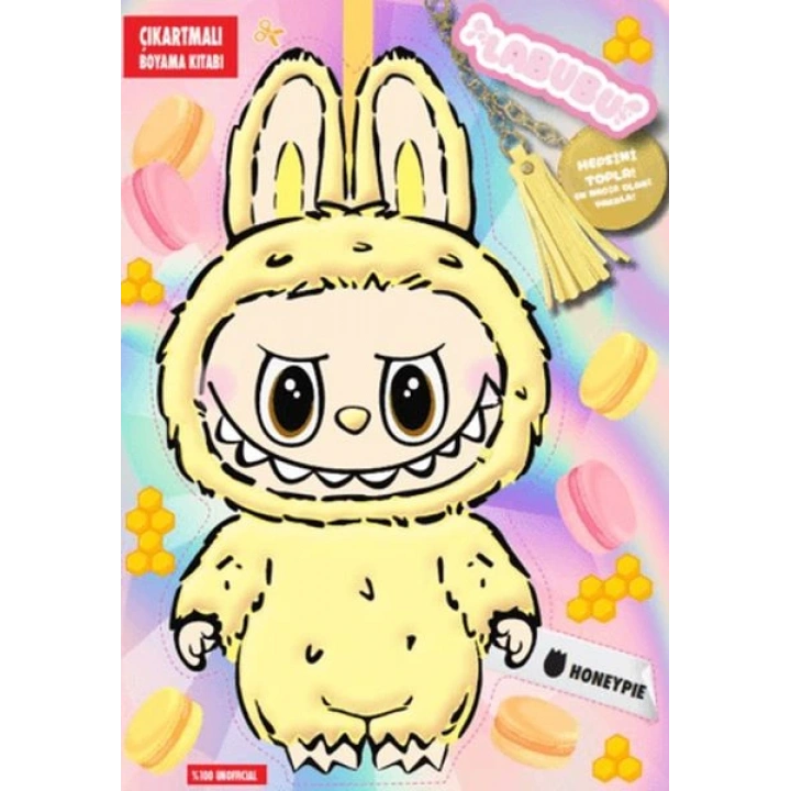Labubu Honeypie Çılgın Koleksiyon – Çıkartmalı Boyama Kitabı