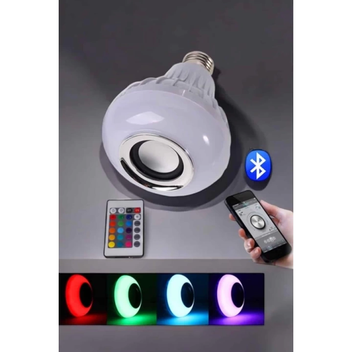 Lamba Led Hoparlör Dayanıklı ve Uzun Ömürlü Bluetooth Hoparlör