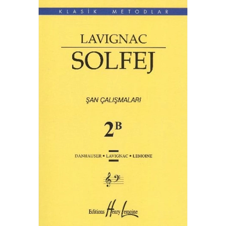 Lavignac Solfej 2B Şan Çalışmaları