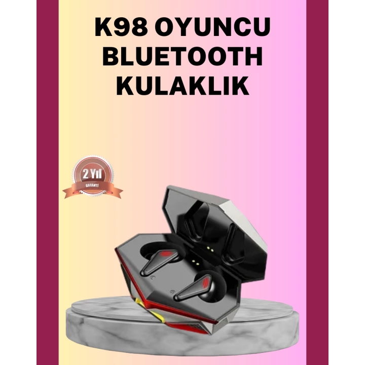 Led Işıklı Metal Kasa Kablosuz Gaming Kulaklık