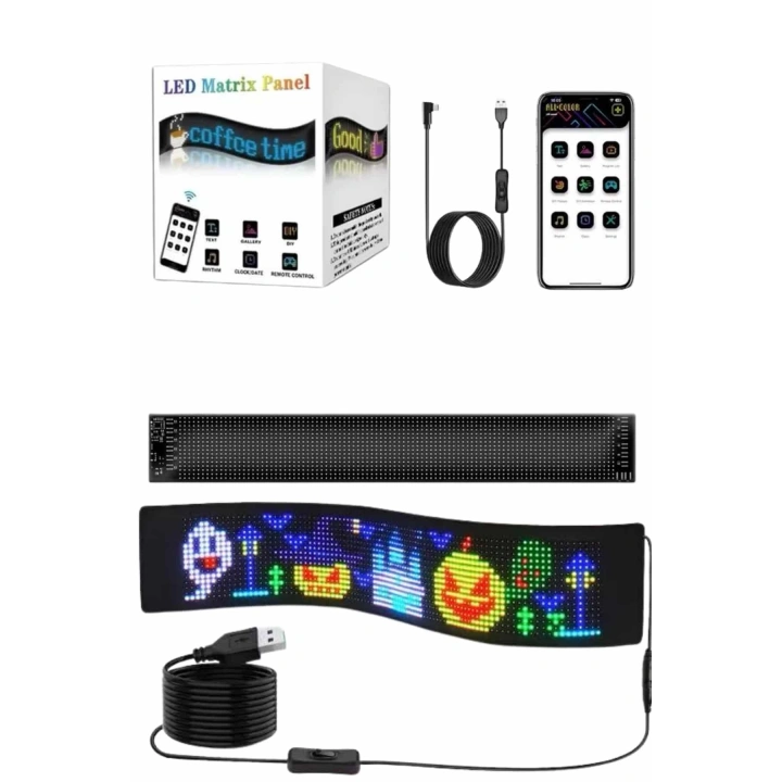 Led Panel 16*64 Led Uzaktan Kumandalı Telefon Kontrollü LED Ekran