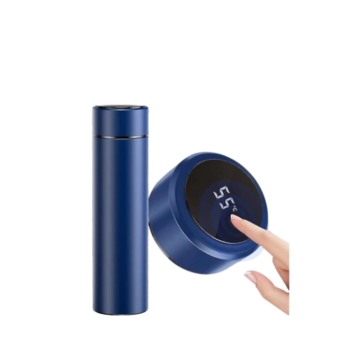 LED Sıcaklık Ölçerli 500ml Yalıtımlı Termos Şişe