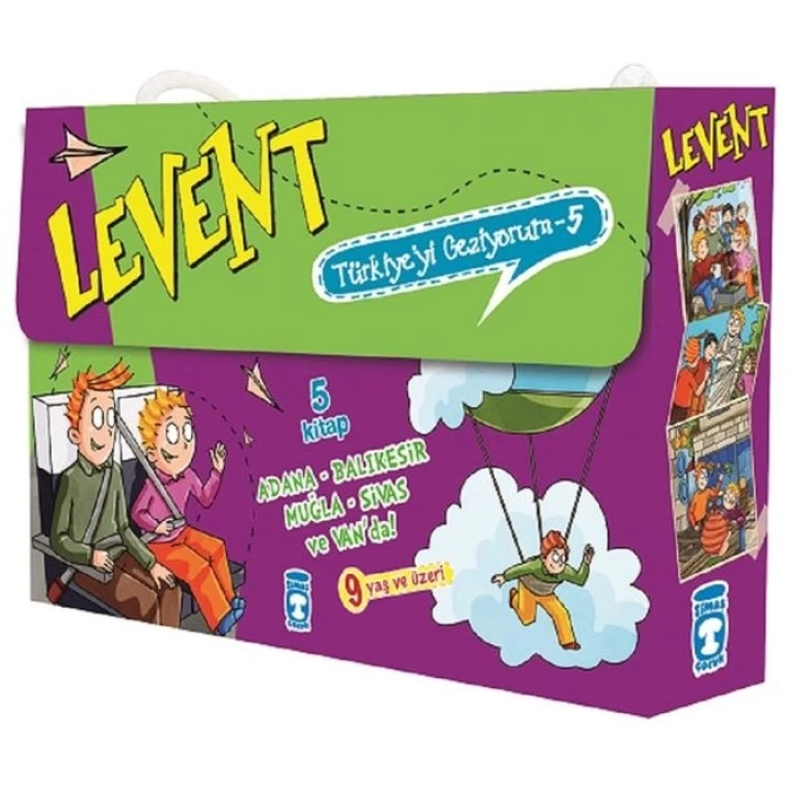 Levent Türkiyeyi Geziyorum - 5 (5 Kitap Takım)