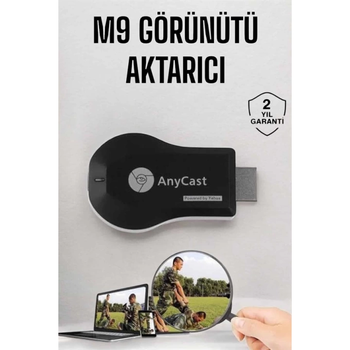M9 Plus Hdmi Kablosuz Görüntü Ve Ses Aktarıcı HD Görüntü
