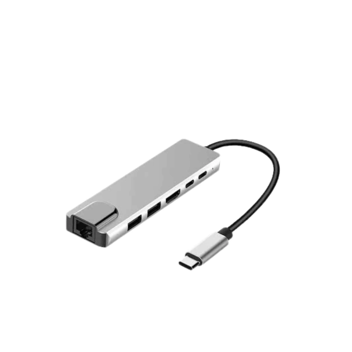 Macbook Pro/air Uyumlu USB Type-C 8 In 1 Hub Dönüştürücü Çevirici Çoklayıcı USB Hdmı Micro Sd 8 Girişli