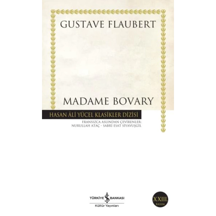 Madame Bovary - Hasan Ali Yücel Klasikleri