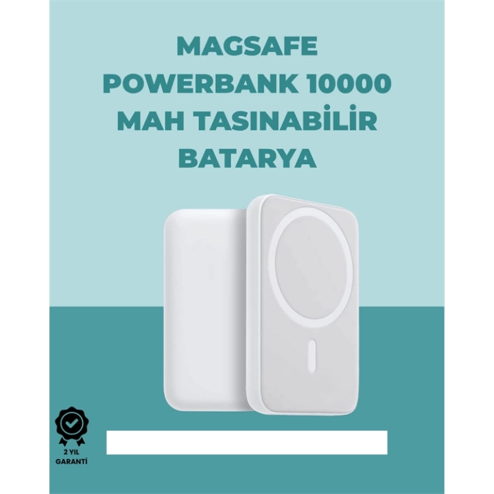 MagSafe Manyetik Powerbank – iPhone İçin Hızlı, Kablosuz ve Güvenli Şarj