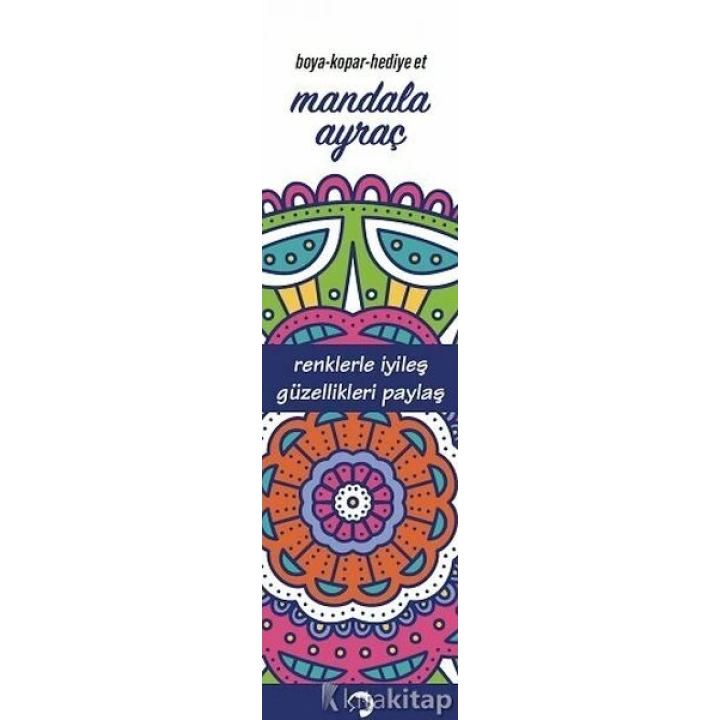 Mandala Ayraç Lacivert