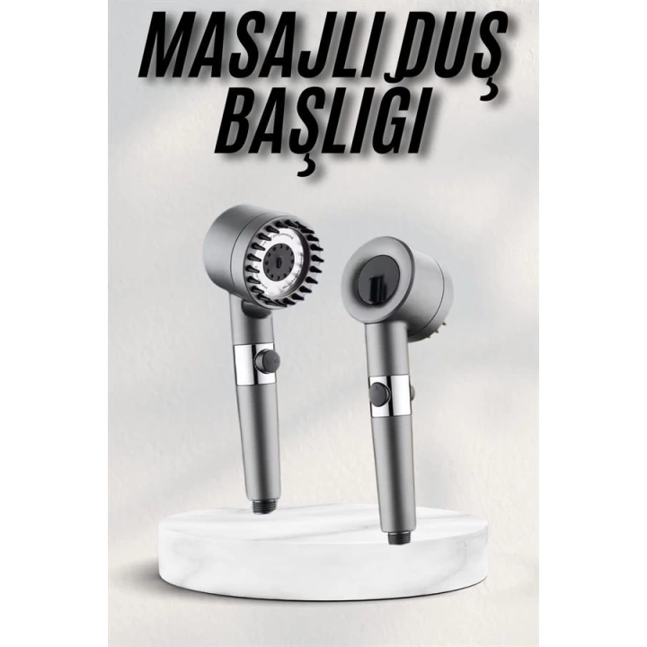 Masaj Etkili Turbolu Çok Fonksiyonlu Filtreli Duş Başlığı Yeni Nesil