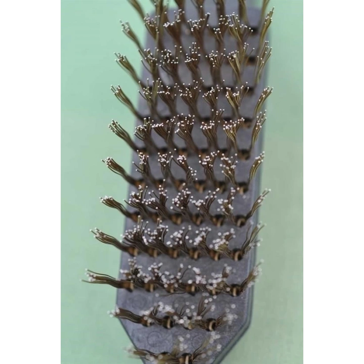 Metal Tel Fırça Plastik Saplı Pas Kir Sökme Temizleme Fırçası