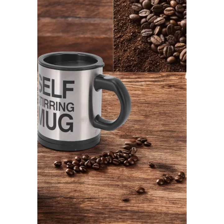 Mikser Kupa Yazılı Mug Bardak Karıştırma Özelliği