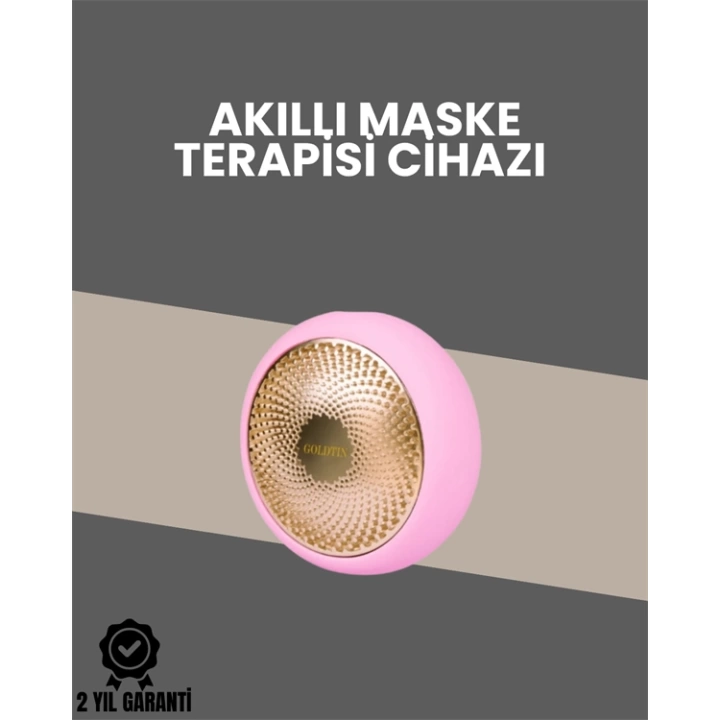 Mini Akıllı Yüz Maskesi Uygulayıcı – LED Terapi ile Kolajen Artırıcı Cilt Bakımı