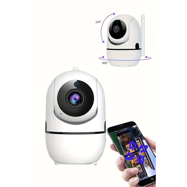 Mini IP Kamera Hareketli Güvenlik Kamerası Kablosuz Wifi Kamera Mikrofonlu