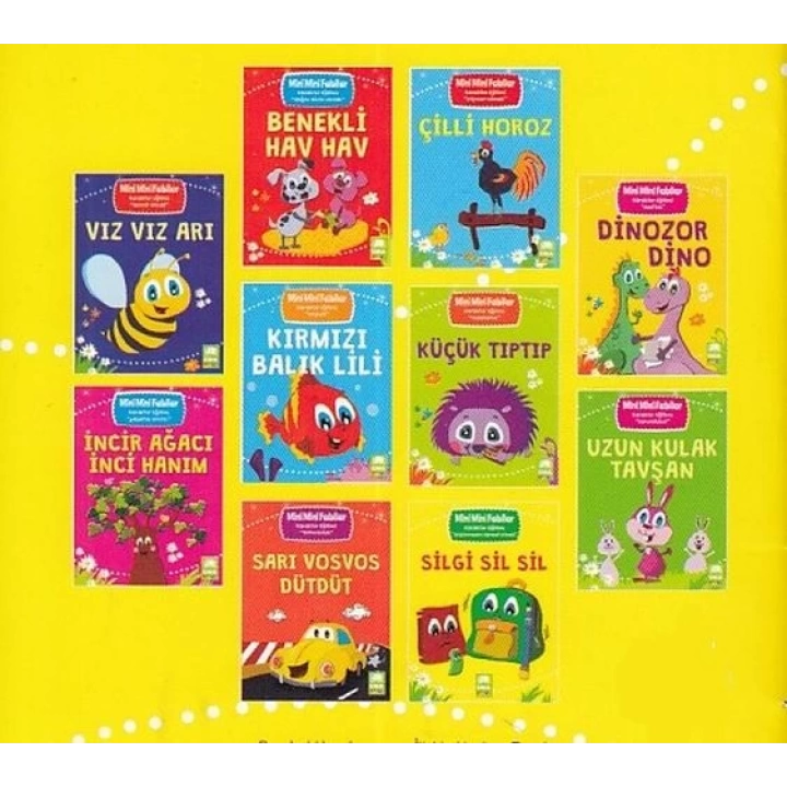 Mini Mini Fabllar Dizisi (10 Kitap Takım)