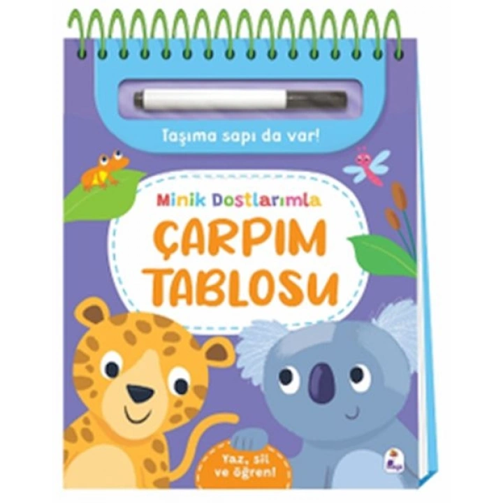 Minik Dostlarımla Çarpım Tablosu – Yaz, Sil ve Öğren