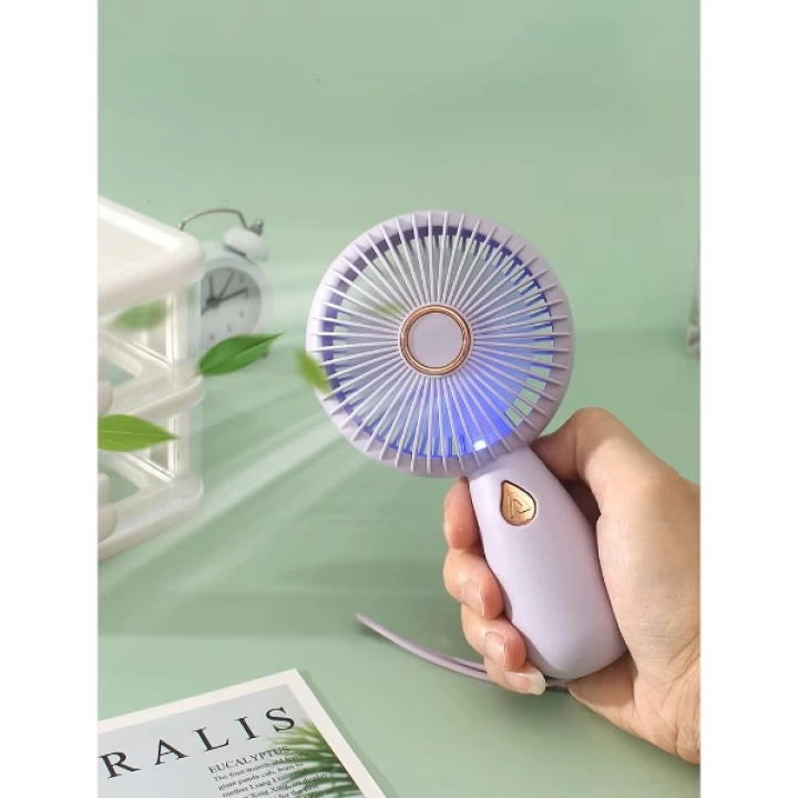 Minimalist Tasarım Şarjlı El Fanı