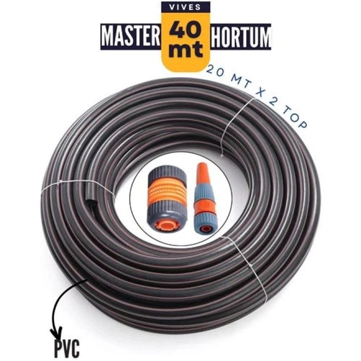 Modacar  40 Metre Master Bahçe Hortumu Sulama Aparatı HEDİYELİ