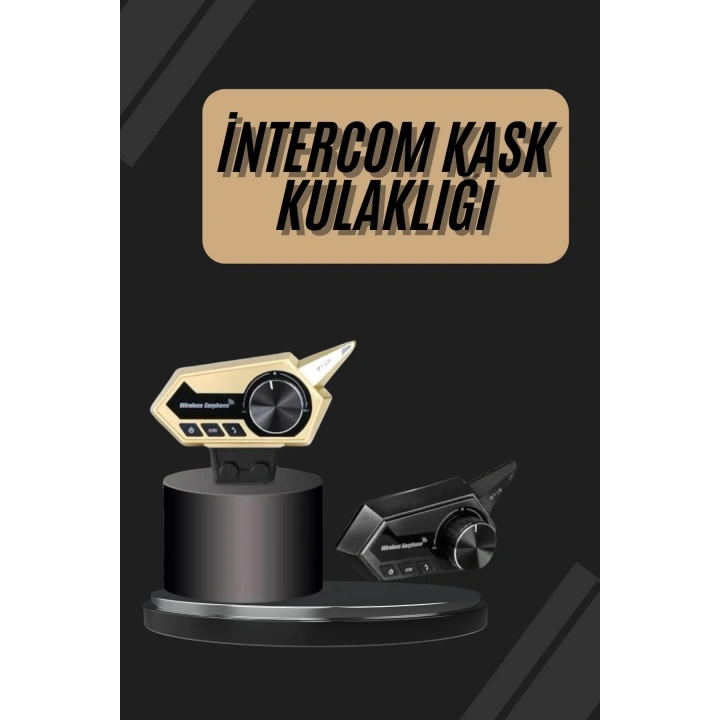 Motosiklet Kask Bluetooth Kablosuz Kulaklık 5.0 Bluetooh Yüksek Ses Kaliteli