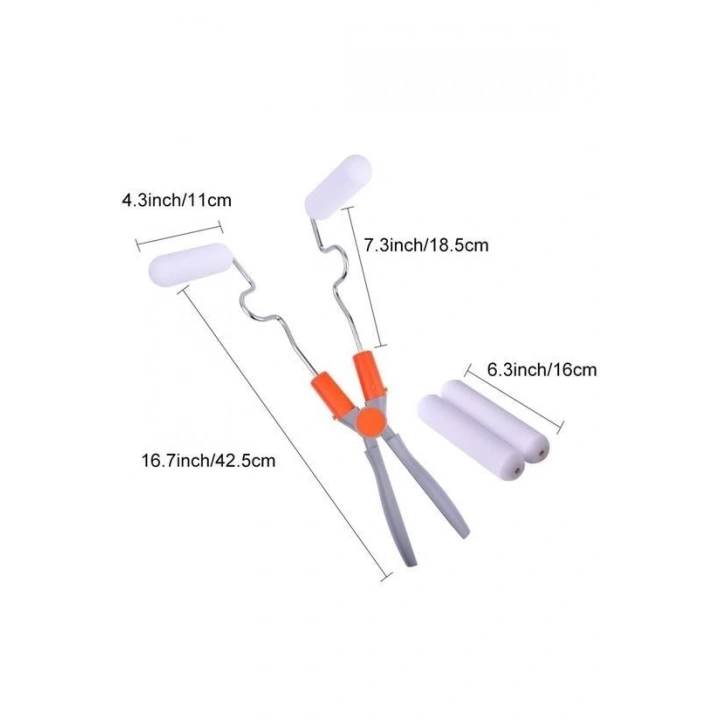 Nano Süngerli Damlatmaz Mobilya ve Duvar Boyama Rulosu Hem Köşe Hem Düz Zemin