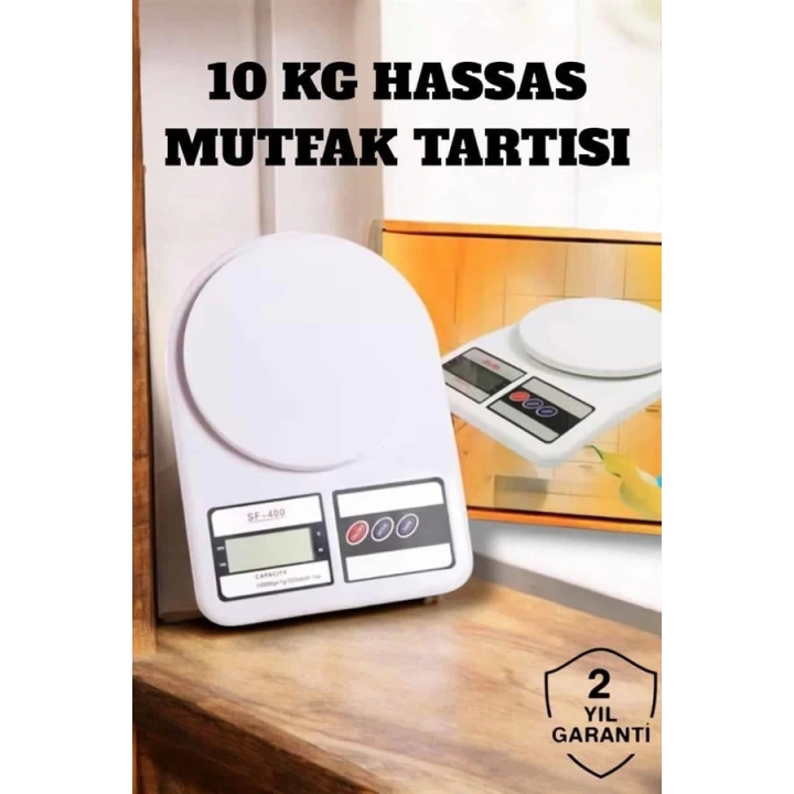 Net LCD Ekran ve Otomatik Kapanma Özelliği ile Uzun Ömürlü Dijital Mutfak Tartısı