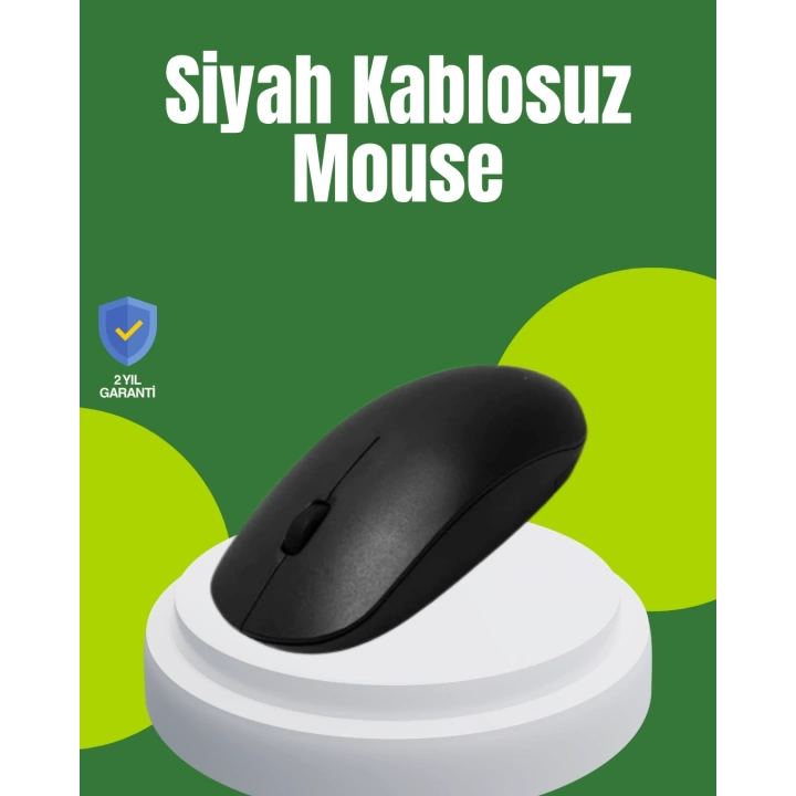 Optik Sensörlü Sessiz Fare – Geniş Uyumluluk ve Ergonomik Yapı