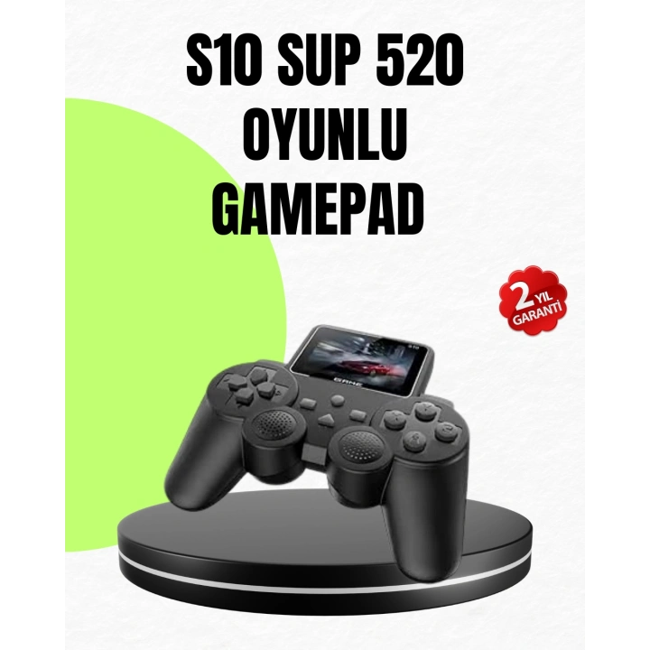 Orijinal 2025 S10 Gamepad 520 Oyunlu HDMI TV Bağlantılı A Kalite Atari