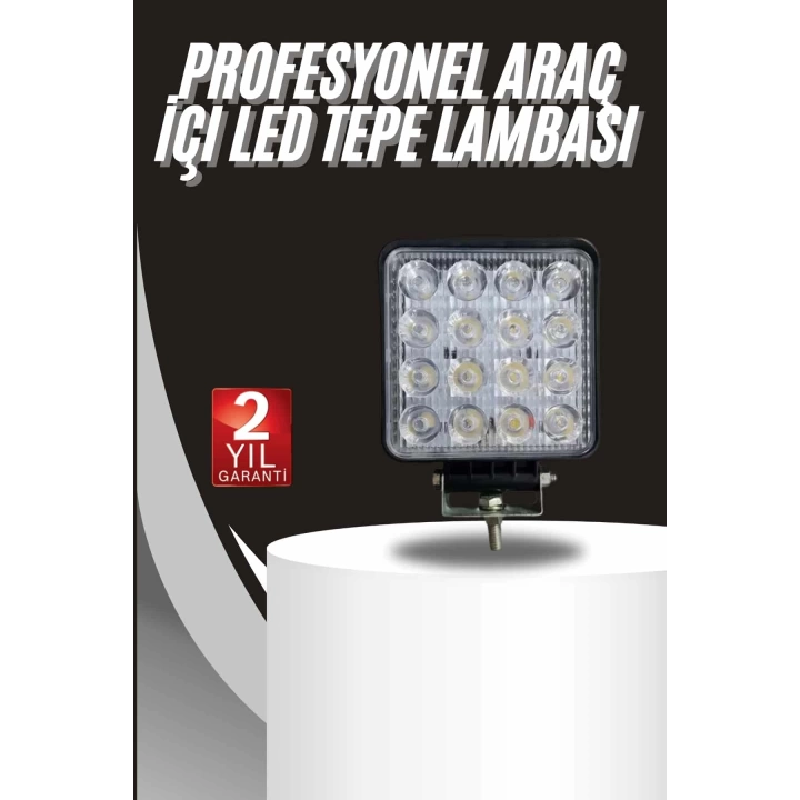 Oto Lamba 10 Led Işık Ayarlanabilir Yüksek Aydınlatmalı Beyaz Far