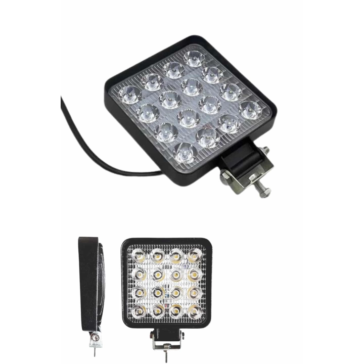 Oto Lamba 10 Led Işık Ayarlanabilir Yüksek Aydınlatmalı Beyaz Far