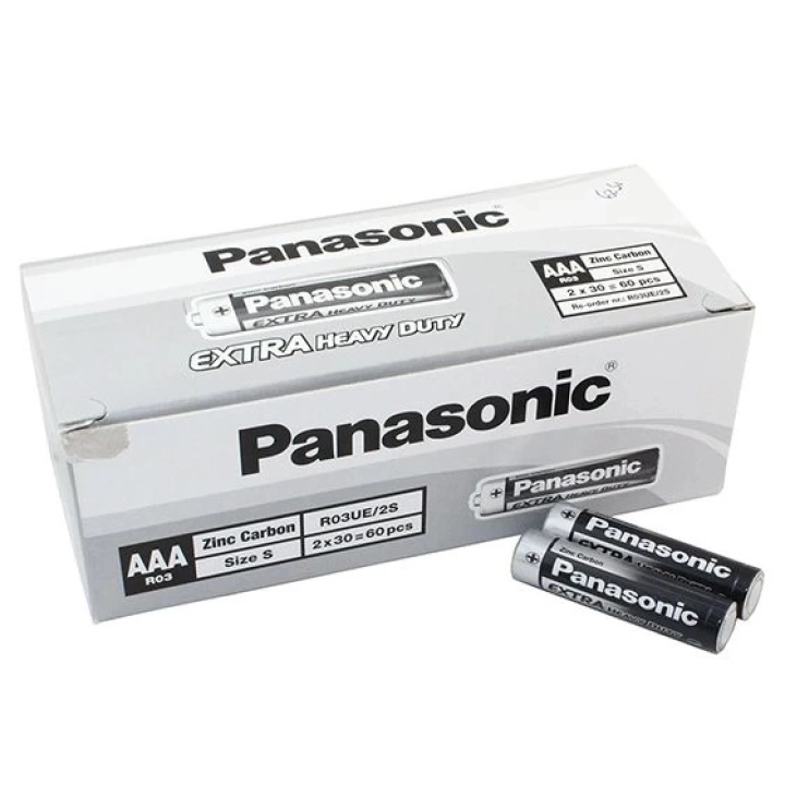 Panasonic Manganez İnce Kalem Aaa Pil 60lı Paket