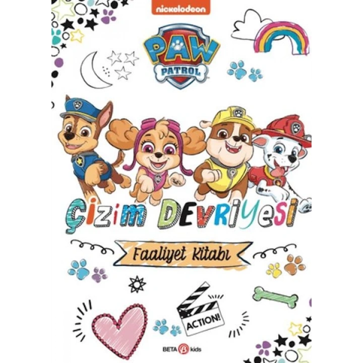 PAW Patrol - Çizim Devriyesi Boyama Kitabı