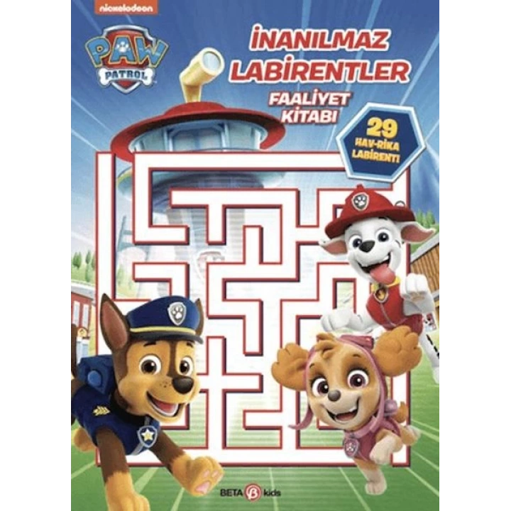 Paw Patrol - İnanılmaz Labirentler Faaliyet Kitabı