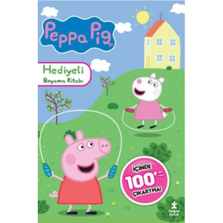 Peppa Pig 100+ Çıkartma Hediyeli Boyama Kitabı